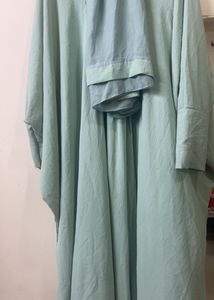 Elegant Pastel Abaya with hijab
