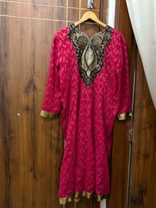 Bright Magenta Pink Salwar Kameez