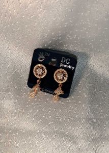 Rose Gold Jhumka Earrings