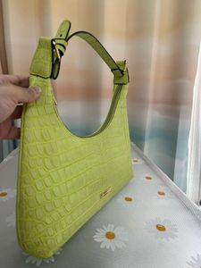 Lime Green Forever Glam Hobo Bag