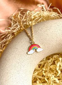 Rainbow Charm Necklace