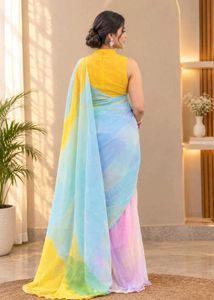 Vibrant Ombre Saree