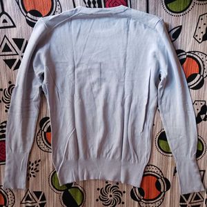 Light Blue Knit Top - ZARA