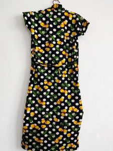 Polka Dot Cherry kurti top
