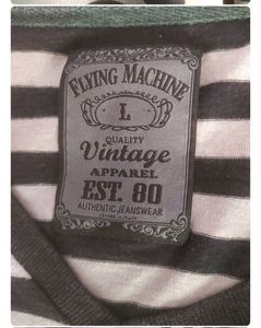 Flying Machine Brand Full Sleeves T Shirt Si