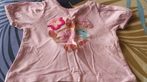 Pink Floral Top &amp; Pants Set