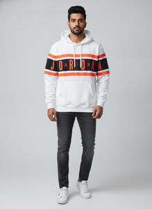Jordan White Hoodie