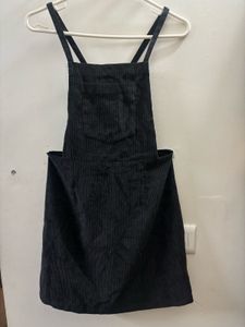 Shein Fine Corduroy Pinafore Dress