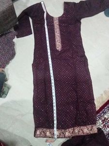 Elegant Sequined Kurta Set