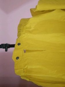Stylish Mustard Yellow Cropped Top