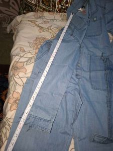 Light Wash Denim Jumpsuit