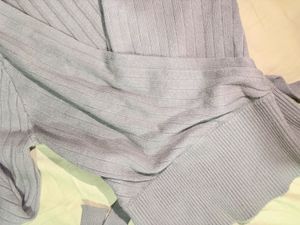 🫒Ribbed Wrap Long Sleeve Top