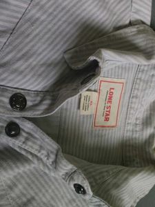 Classic Striped Sleeveless Button-Up Shirt