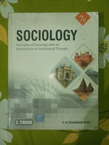 Sociology Principles &amp; Thought CN SHANKAR RAO book