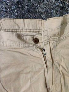 Casual Beige Pants