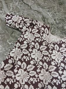 Elegant Floral shorts kurti