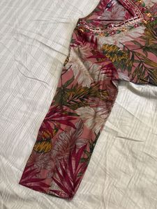 Floral Print Kurta Set