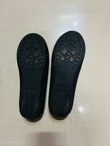 Black Loafer Style Flats