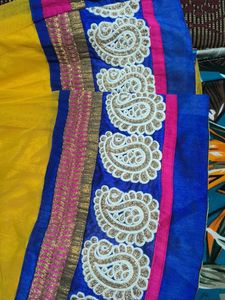 Yellow Embroidered Anarkali Suit