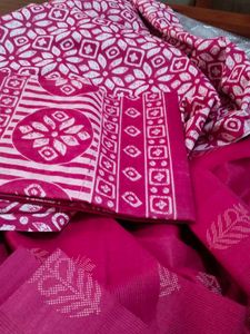 Selling Fast Cotton Batik With Full length Dupatta