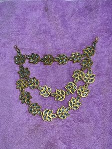 Elegant Leaf Chain Hair Accessory