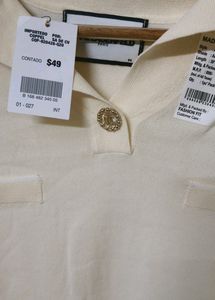 Trendy New Beige Summer Top For Women
