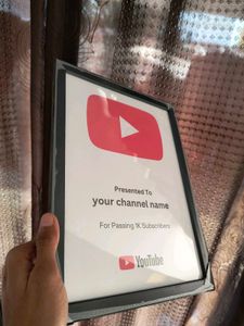 YouTube Customisable Frame Premium Quality