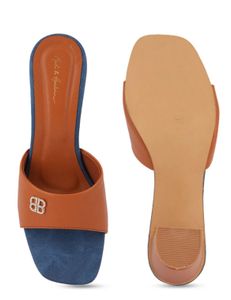 Denim Tan sandals