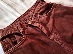 brown baggy jeansᯓ★