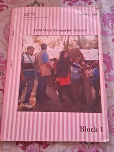 Field Work Manual for Students - Block 1