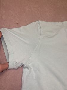 Light Blue V-Neck T-Shirt