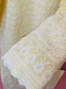 Sale ❗️Yellow Chikankari Kurti