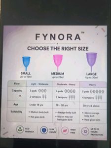 Fynora Reusable Menstrual Cup combo