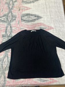 Zara Black Top In M