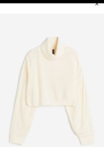 Cream Turtleneck Sweater