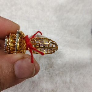 3 layered AD finger ring