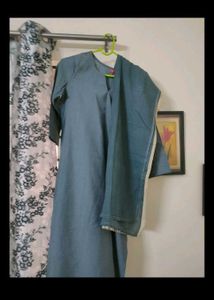 KHUSHAL K Green Kurta palazzo with Dupatta