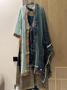 last price Beautiful Teal Kurti Set with Dupatta