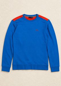 Evisu vintage color-blocked crewneck sweatshirt.