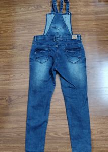 Blue Denim Overalls Jeans