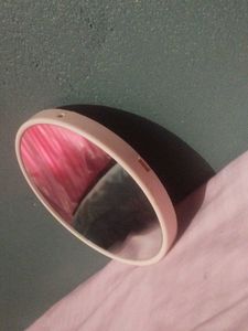 Pink Pleated Mirror