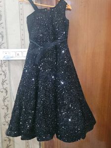 Stunning Black Sequin Gown