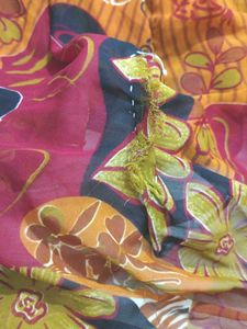 Vibrant Printed Saree