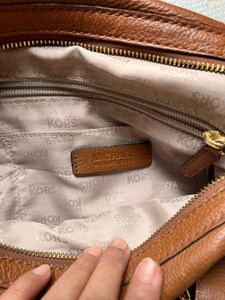Michael Kors Brown Leather Handbag