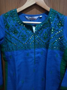 Blue Lovely Lady Kurta