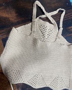 Crochet Halter Tank Top