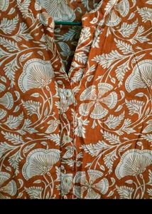 varanga  motif peach kurta and pants