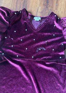 AND brand 9-10yrs velvet frock