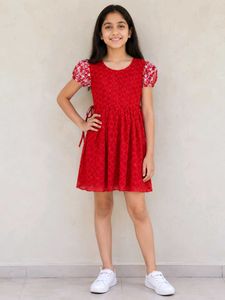 Beautiful Red Dress for Girls