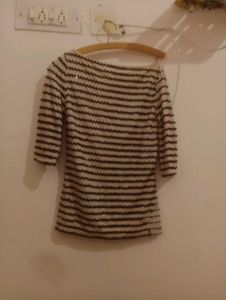 Striped Sparkle Top